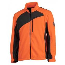 Blouson POLAIRE SOMLYS ORANGE/VERT S