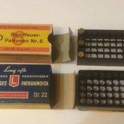 2 anciennes Boites Collection 22 Lr