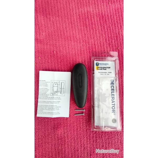 Plaque de couche amortisseur Pachmayr Decelerator D752b  20 mm / Noire sabot intercalaire recoil pad