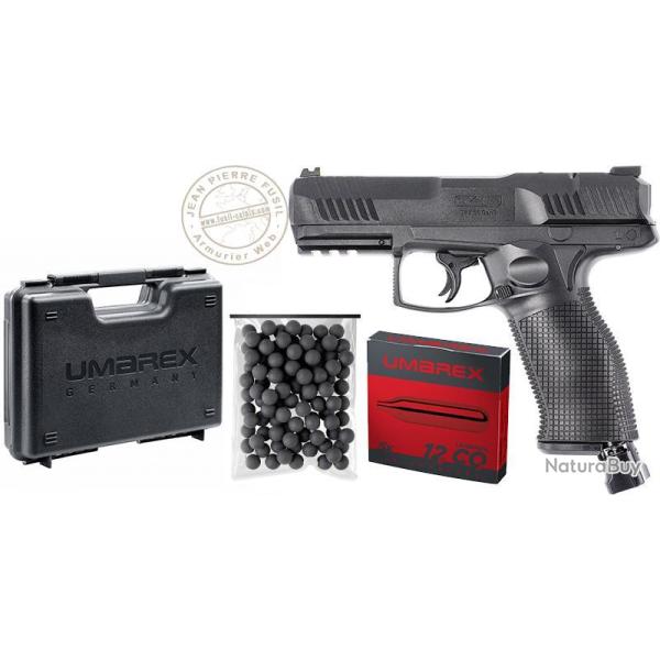 Pack pistolet CO2 � balles de caoutchouc T4E TPX 50 Gen2 OR - Cal.50 (19,9 Joules max)