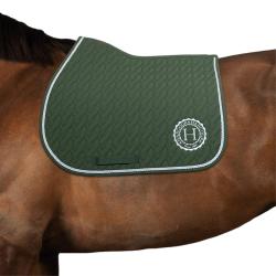 TAPIS DE CSO CAELIUS CHEVAL - VERT TREFLE - HARCOUR