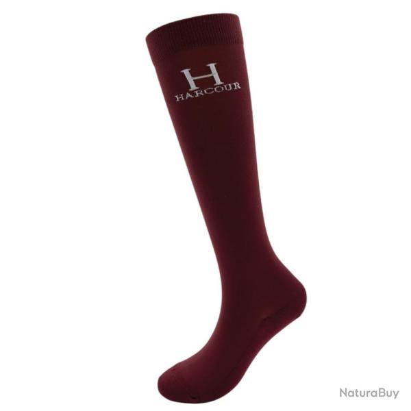 CHAUSSETTES BADMINTON BORDEAUX 35/39 - HARCOUR