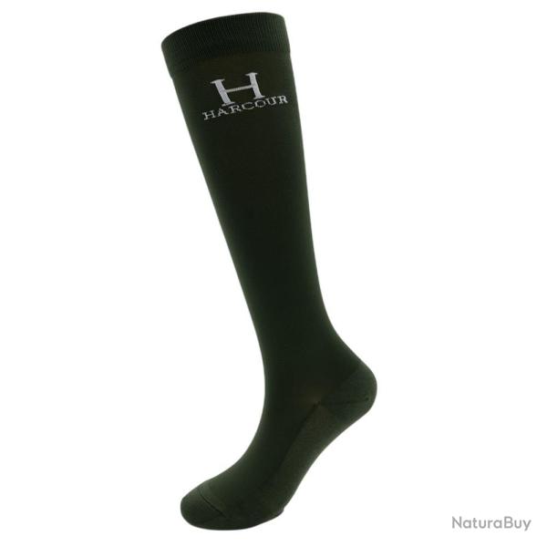CHAUSSETTES BADMINTON VERT TREFLE - 40/46 - HARCOUR