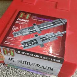 Outils rechargement HORNADY 45 AUTO/AR/WIN/ACP