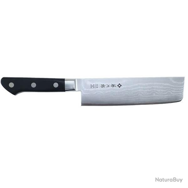 Couteau japonais Nakiri Tojiro Classic Damascus lame 16,5cm