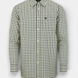 CHEMISE ALAN PAINE &Agrave; CARREAUX VERT/BLEU