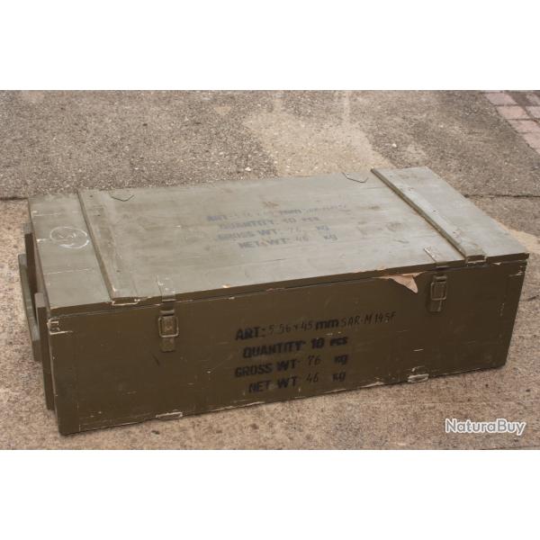 Caisse bois militaria 120 cm