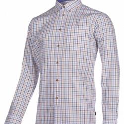 CHEMISE BALENO &Agrave; CARREAUX Vert/Rose