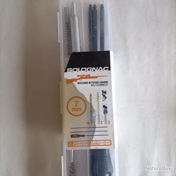 Kit de nettoyage armes ray�es Cal. 7mm + balle amortisseur 7mm