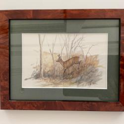 Aquarelle Herv&eacute; LE MESLE brocard