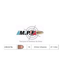 Ogives MPF 45 Colt RN 230 Gr TML &Oslash;451" / 500 Projectiles Cuivr&eacute;es speciale TIR WESTERN SPORTIF