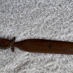 souvenir de poilus coupe papier marqu&eacute; Verdun