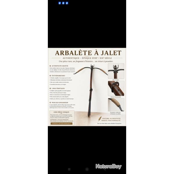 Arbal�te � jalet de collection