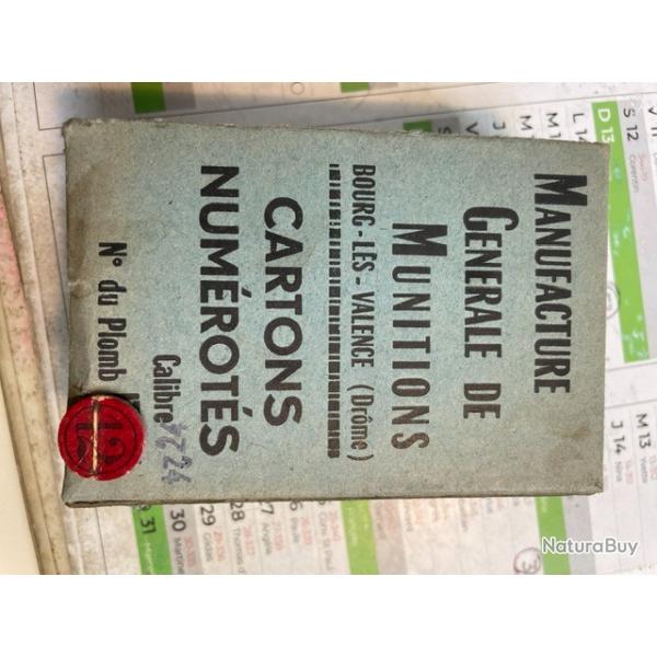 Rondelles en carton plombs de 12  calibre 24 x 500