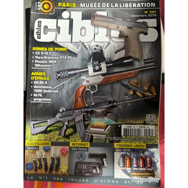 CZ P-10 C, Winchester 1886, MR-76 Yougoslave... revue TIR CIBLES no 597 d�c 2019