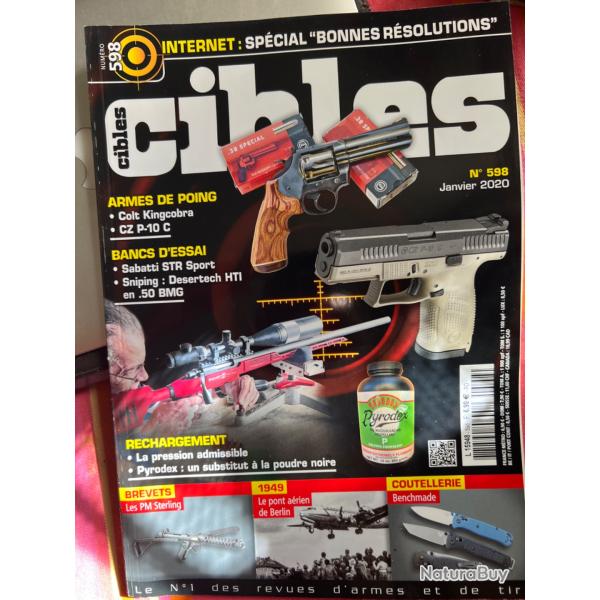 Colt Kingcobra, Pyrodex, pont a�rien de Berlin... revue TIR CIBLES no 598 janvier 2020