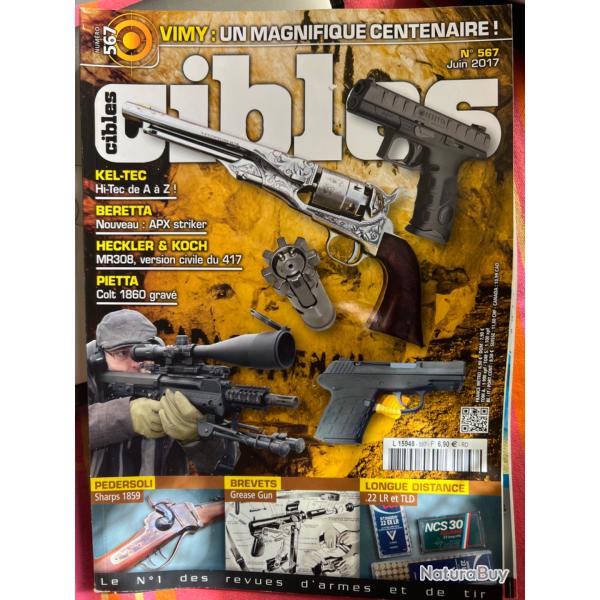 Beretta APX Striker, HK MR308... revue TIR CIBLES no 567 juin 2017