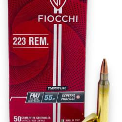 500 Cartouches Fiocchi Cal.223 Rem 55 Grs
