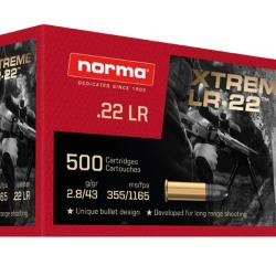 Munitions Norma 22 LR - XTREME LR-22 x 500