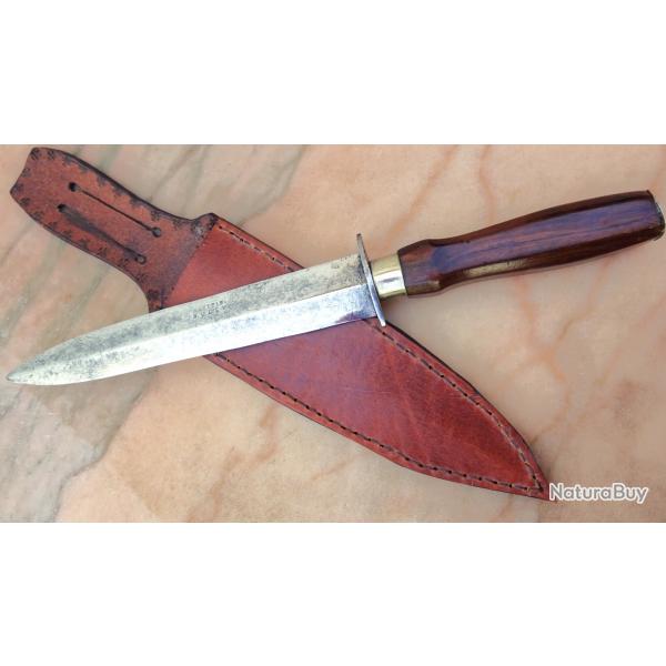 DAGUE DE CHASSE vantage " NICITIN MULEW " IRLANDE 1930 collection + FOURREAU TBE