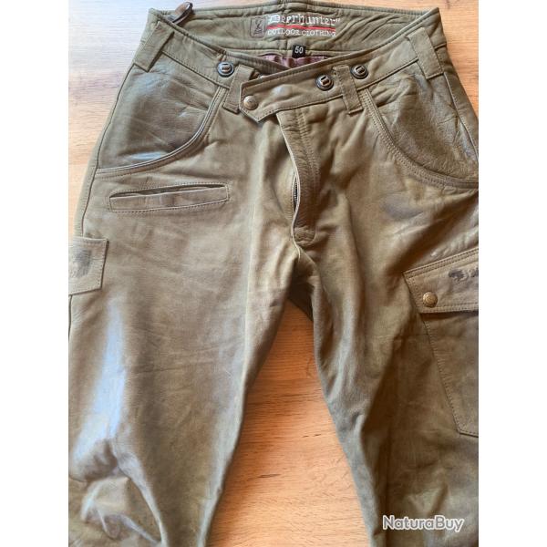 Pantalon cuir deerhunter taille 50