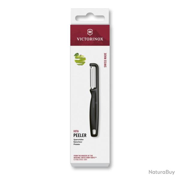 Victorinox 6.0942.3 �plucheur Iota, droit, deux tranchants, noir