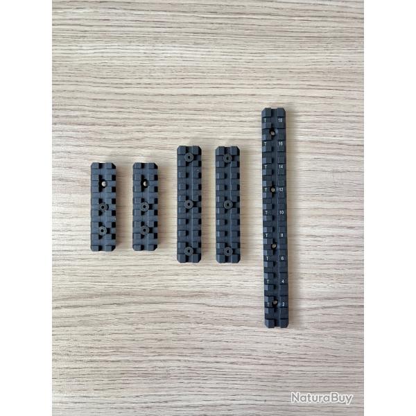 Lot de rails picatinny KEYMOD