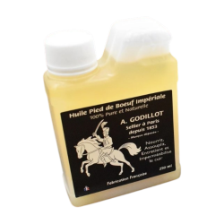 Huile de pied de boeuf pure 250 ml- A. Godillot - Entretien cuir - Fabrication fran&ccedil;aise