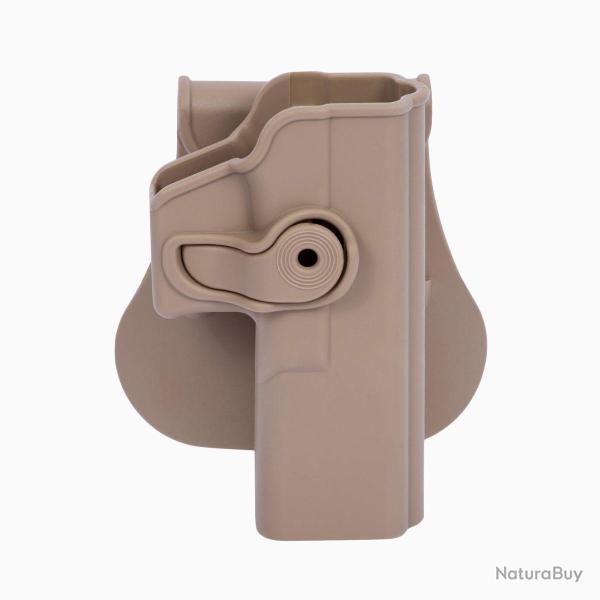 Holster LV2 Glock 17/22/28/31 Tan Droitier