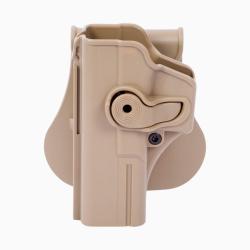 Holster LV2 Glock 17/22/28/31 Tan Gaucher