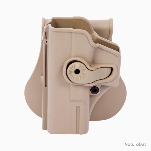 Holster LV2 Glock 19/19X/23/25/28/32/45 Tan Gaucher