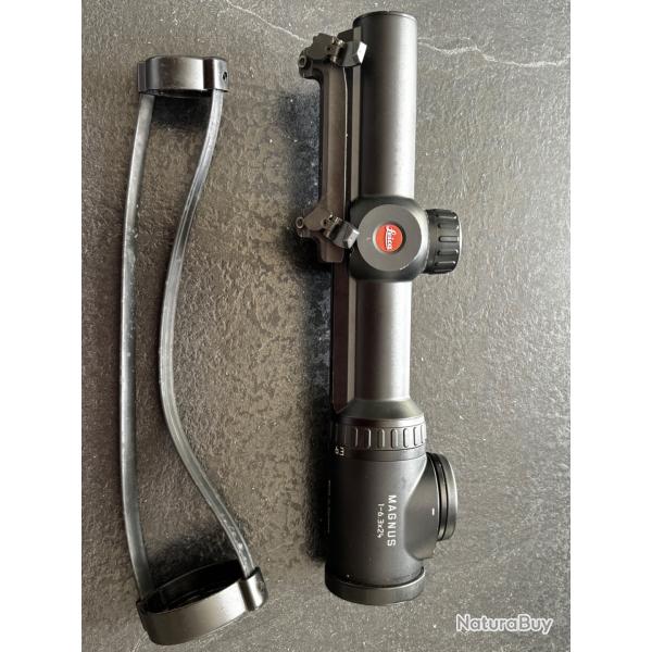 Lunettes de chasse leica monter sur rail Blaser et trousse de protection transport