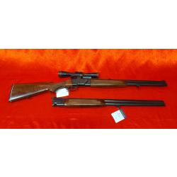 mixte brno zh304 calibre 12/70 et 7x57r plus 2 eme canons 12/70 ench&egrave;re a 1 euro