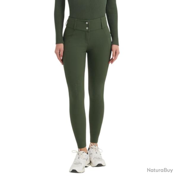 PANTALON LUCE FEMME VERT TREFLE - 40 - HARCOUR