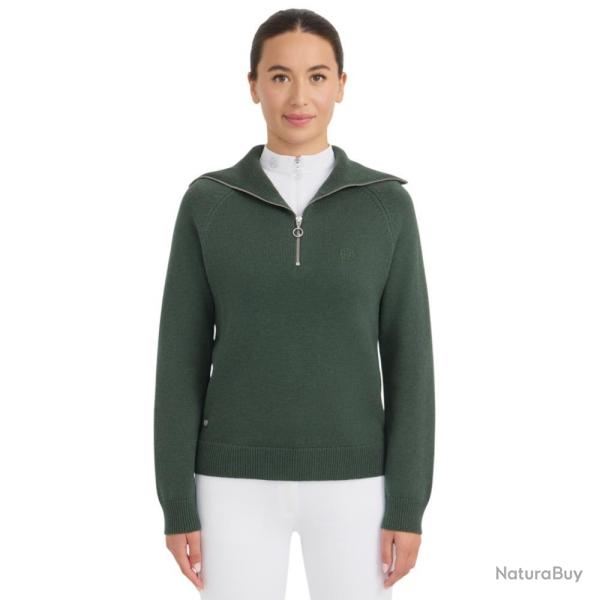 PULL CLAIRA FEMME VERT - M - HARCOUR