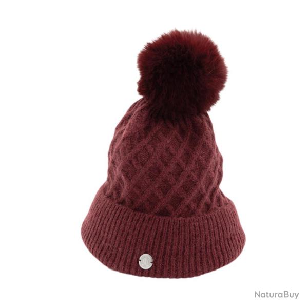 BONNET CLEMENTINE FEMME - BORDEAUX - HARCOUR