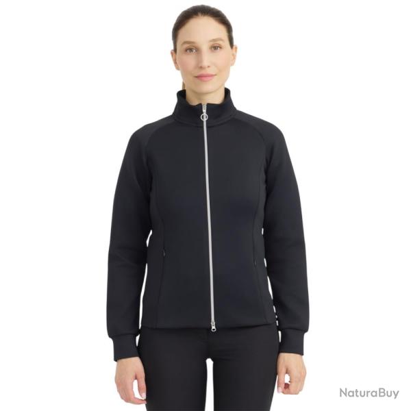 SWEAT CLOTILDE FEMME NOIR - S - HARCOUR
