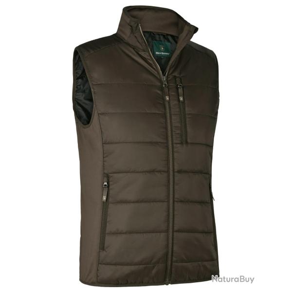 Gilet chauffant matelass� Heat Padded Couleur Brun
