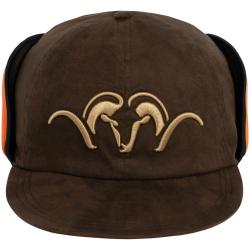 Casquette hiver (Couleur: Dark Brown/Blaze Orange, Taille: 1)