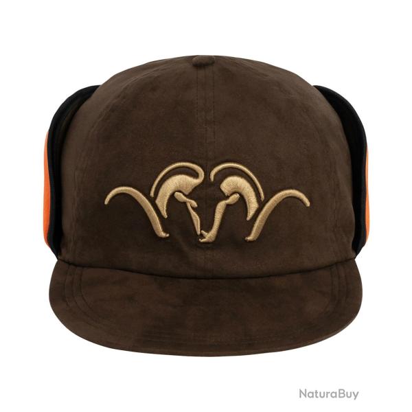 Casquette hiver (Couleur: Dark Brown/Blaze Orange, Taille: 1)