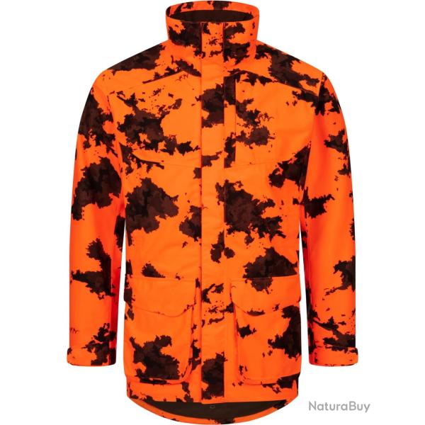 Jacke Stealth 2L (Couleur: Orange/Camo, Taille: XL)