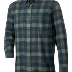 Chemise de chasse Bernd (Couleur: Bleu/Oliv, Taille: S)