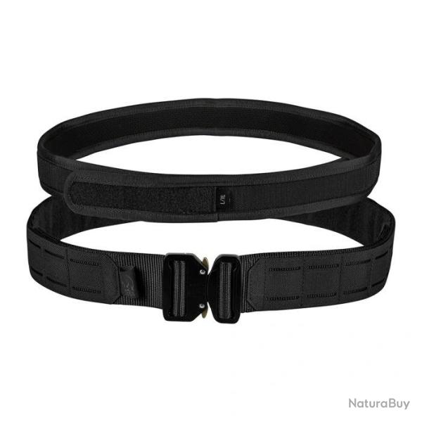 Ceinturon Duo Fast Nylon 2 en 1 - ARES Noir, S/M