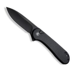 Couteau CIVIVI Button Lock Elementum II G10 Noir Blackwash