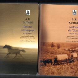 the big sky 2 et 3, de a.b.guthrie la route de l'ouest , western