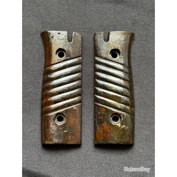 Paire de plaquette Bak�lite pour ba�onnette allemande 98k - WW2
