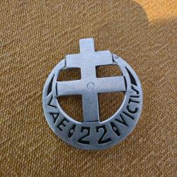 insigne du 22&egrave;me bataillon de Marche Nord-Africain (22 BMNA)