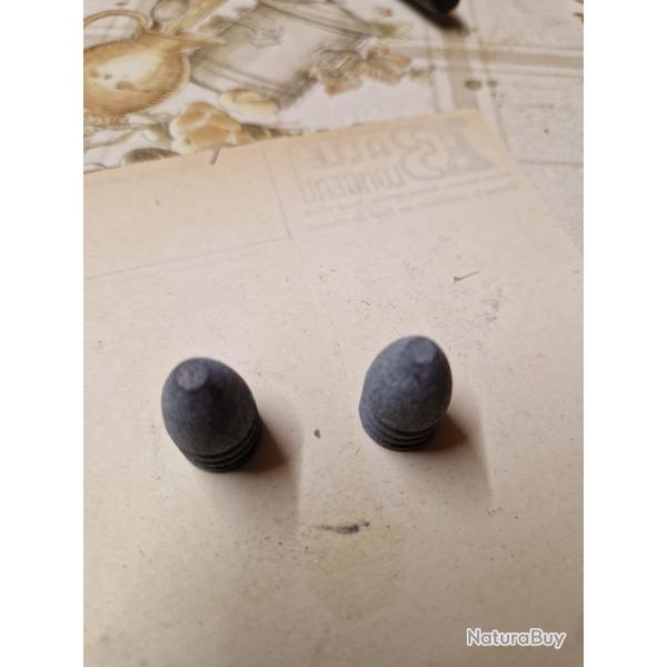 Deux ogives "Balle Mini�" d'�poque