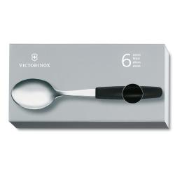 Victorinox 5.1573 Cuill&egrave;res &agrave; caf&eacute; noir ( Pack de 6 Pcs )