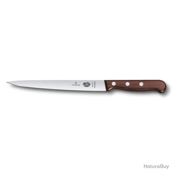 Victorinox 5.3810.18 Couteau � fileter le poisson, extra flex, �rable modifi�